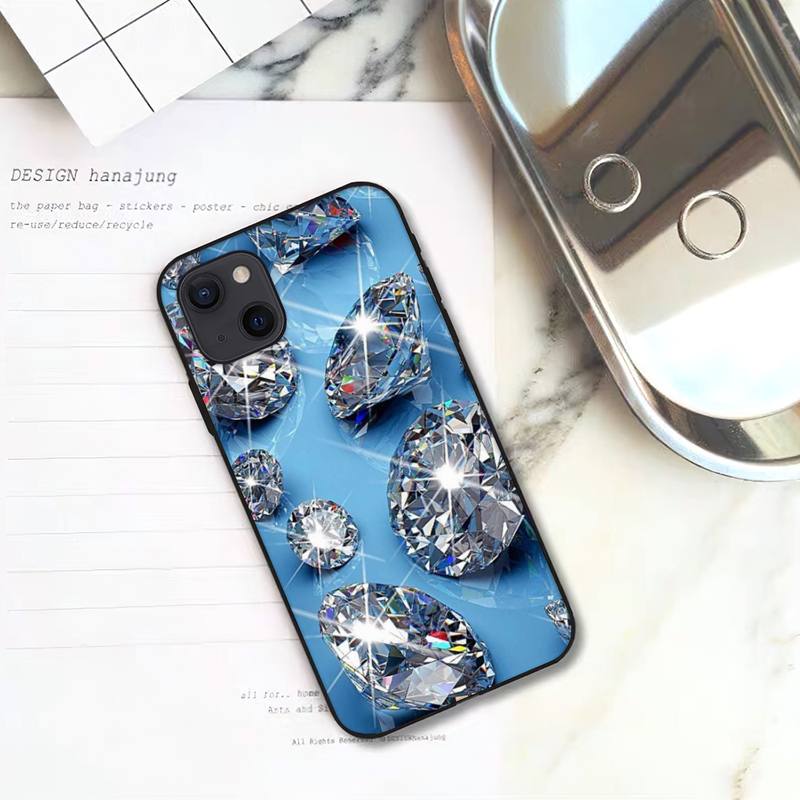 Diamond Love Phone Case For iPhone 11 12 Mini 13 14 Pro XS Max X 8 7 6s Plus 5 SE XR Shell