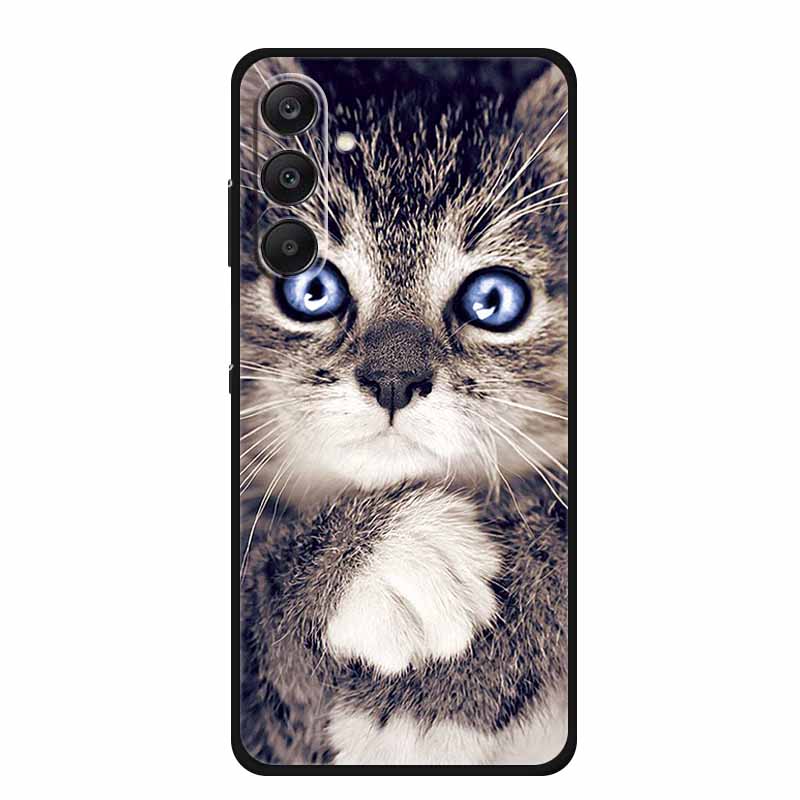 For Samsung Galaxy A36 5G Case Soft Silicone Cover Black Bumper TPU Phone Cases For Samsung A36 Case A 36 5G Funda Back Cover