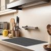 Yousheng Silicone Drain Pad Heat Resistant Hot Pots Pans Kitchen Drying Mat with Wide Raised Ridge Design Countertop Air Circulation Mat