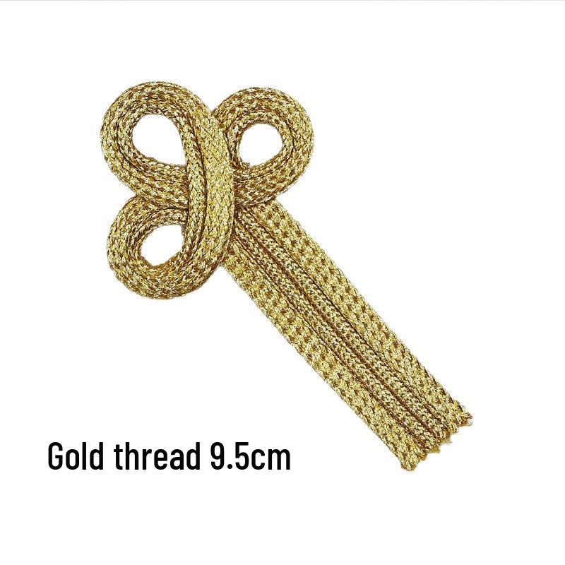 Handcrafted Gold & Silver Long-Handle Three-Leaf British-Style Double-Breasted Button for Performance Clothing Customization