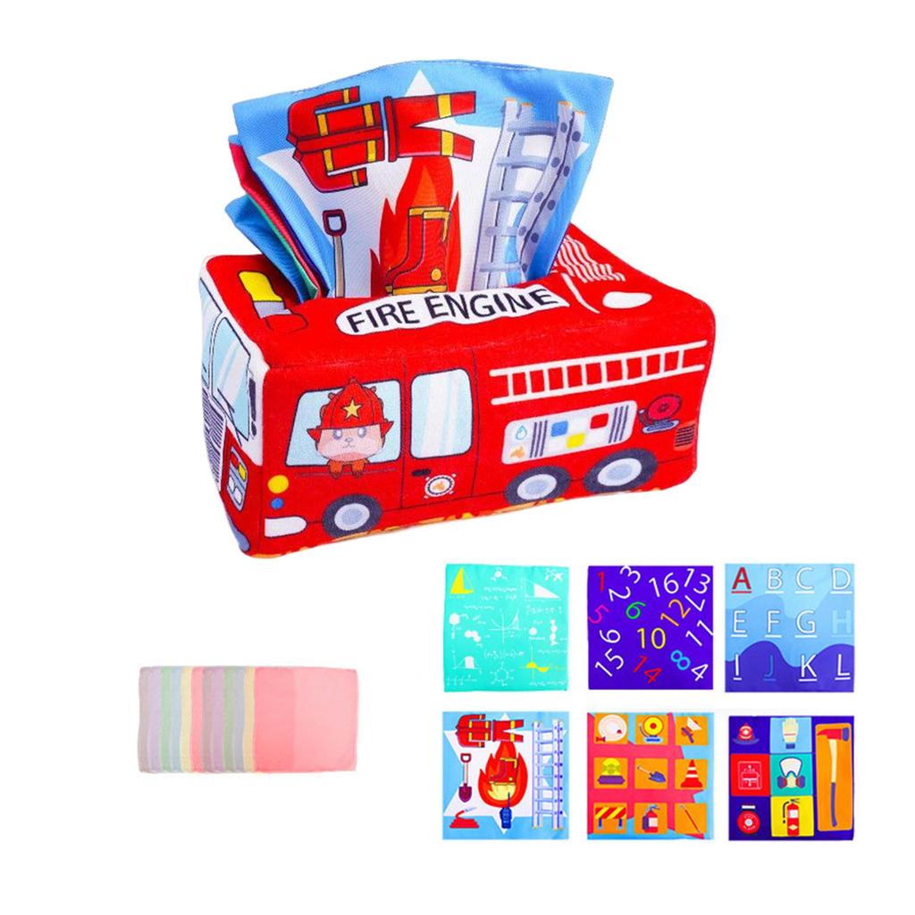 Plush Sensory Box for Developing Fine Motor Skills in s - Soft Fabric Toy Early Childhood