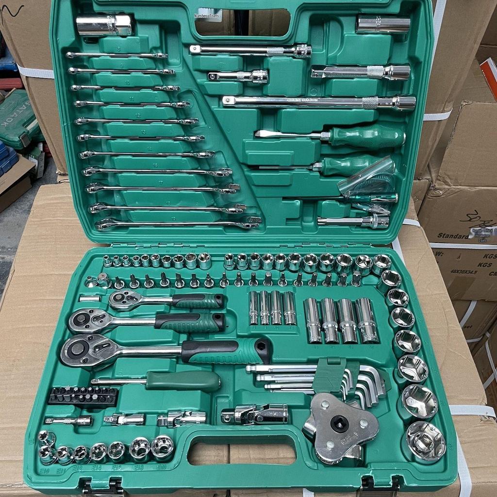 216-Piece Socket and Wrench Set for Auto Repair