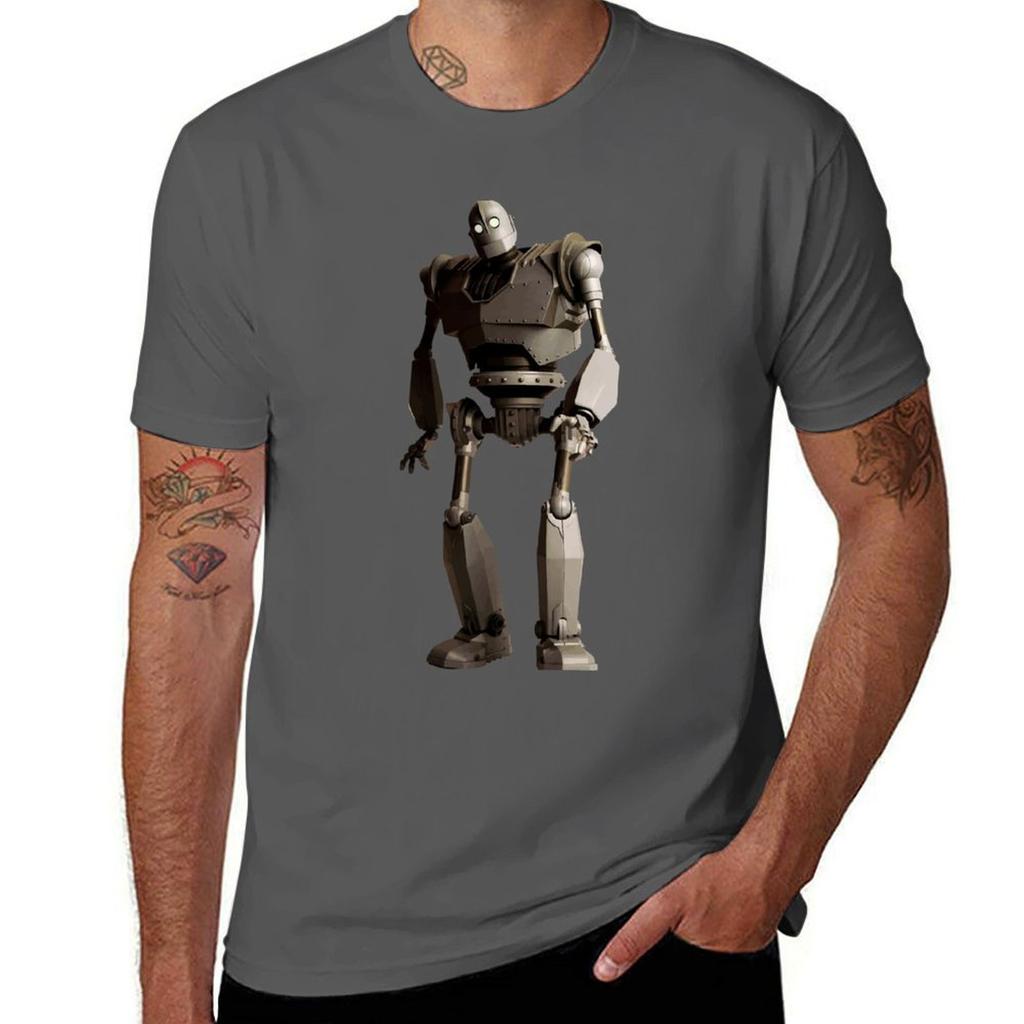 Iron Giant Tshirt Summer Holiday Casual Tee
