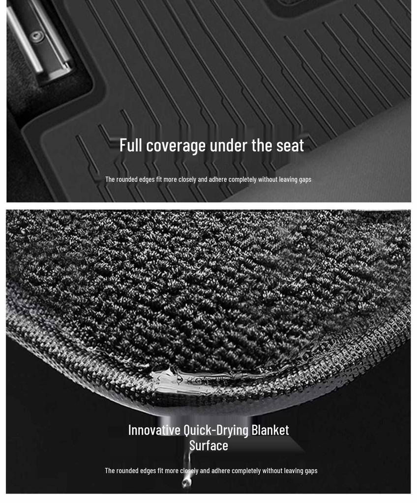 Tesla Model 3/Y Floor & Trunk Mats - TPE Car Accessories