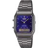 CASIO Ana-Digi Quartz Wristwatch Vintage Series AQ-230GG-2A Unisex Dual Time Blue Overseas Model