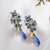 Lindon Fashion Copper Alloy Zircon Jewellery Drop Earrings For Women Wedding Party Gifts