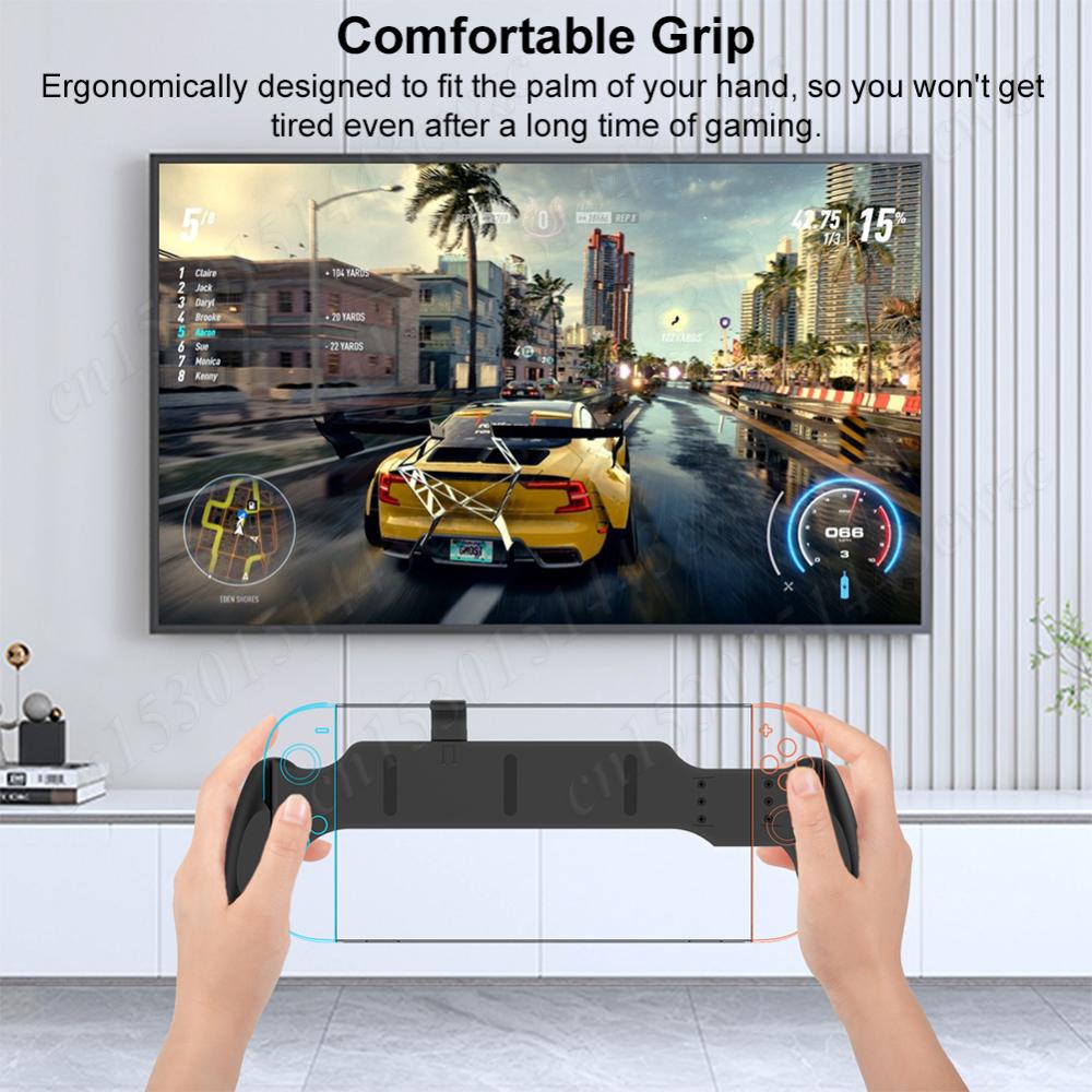 For Switch 2 Hand Grip Protective Cover Ergonomic Handheld Case Game Console Stand Controller Holder for Switch OLED for Switch
