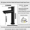Stainless Steel 304 Cross-Border High Arc Bathroom Basin Faucet