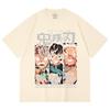 100% Cotton Demon Slayer V60 Pillars Print Unisex Heavy Cotton T Shirt