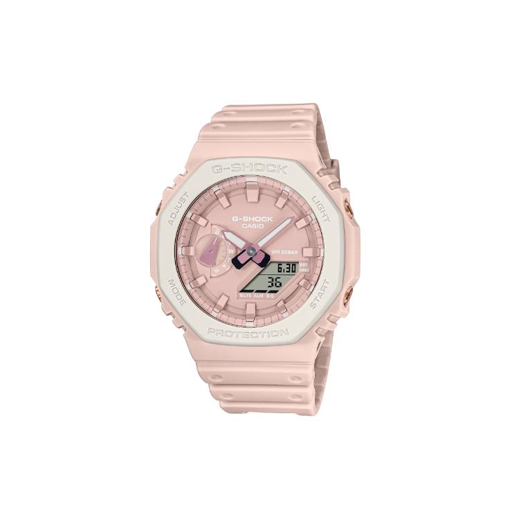 CASIO Women s Liquid Crystal/Analog Dual Display Series Pink Watch GA-2110SL-4A7 GA-2110SL-4A7 Pink Watch Dial