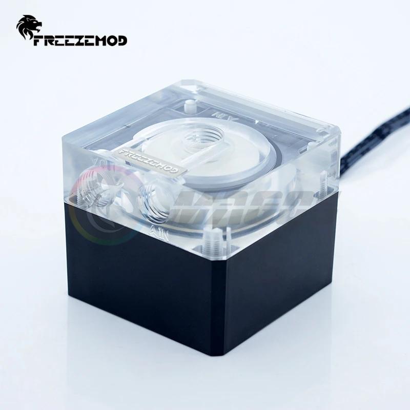 PC Water Cooling Pump Mute Silent PWM Intelligent Temperature Regulation Flow 650L/H, PU-FS4M-J No light