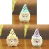 Plush Ice Cream Keychain Soft Toy With Pp Cotton Filling For Bag Decor And Gifts