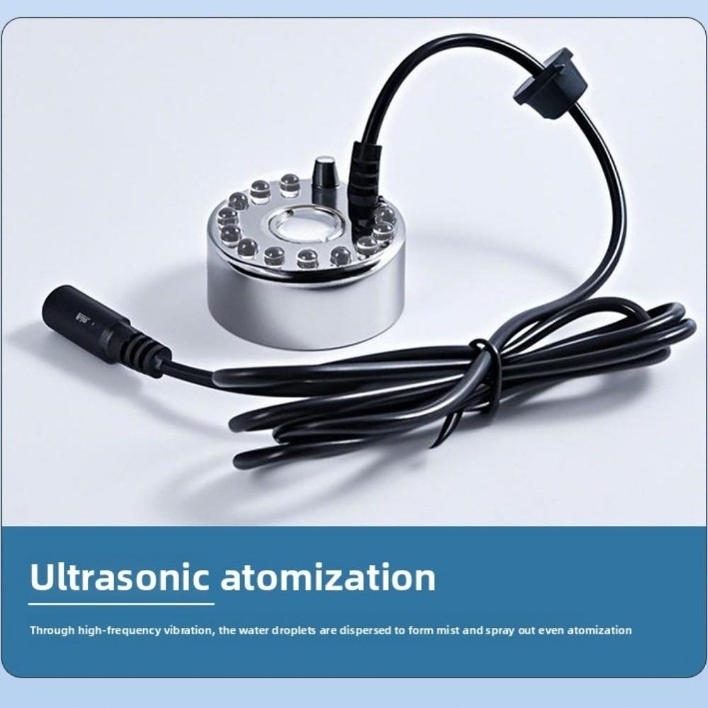 Colorful Light Ultrasonic Fogger 24v Transformer Bonsai Water Pump Landscape Mist Maker  Rockery
