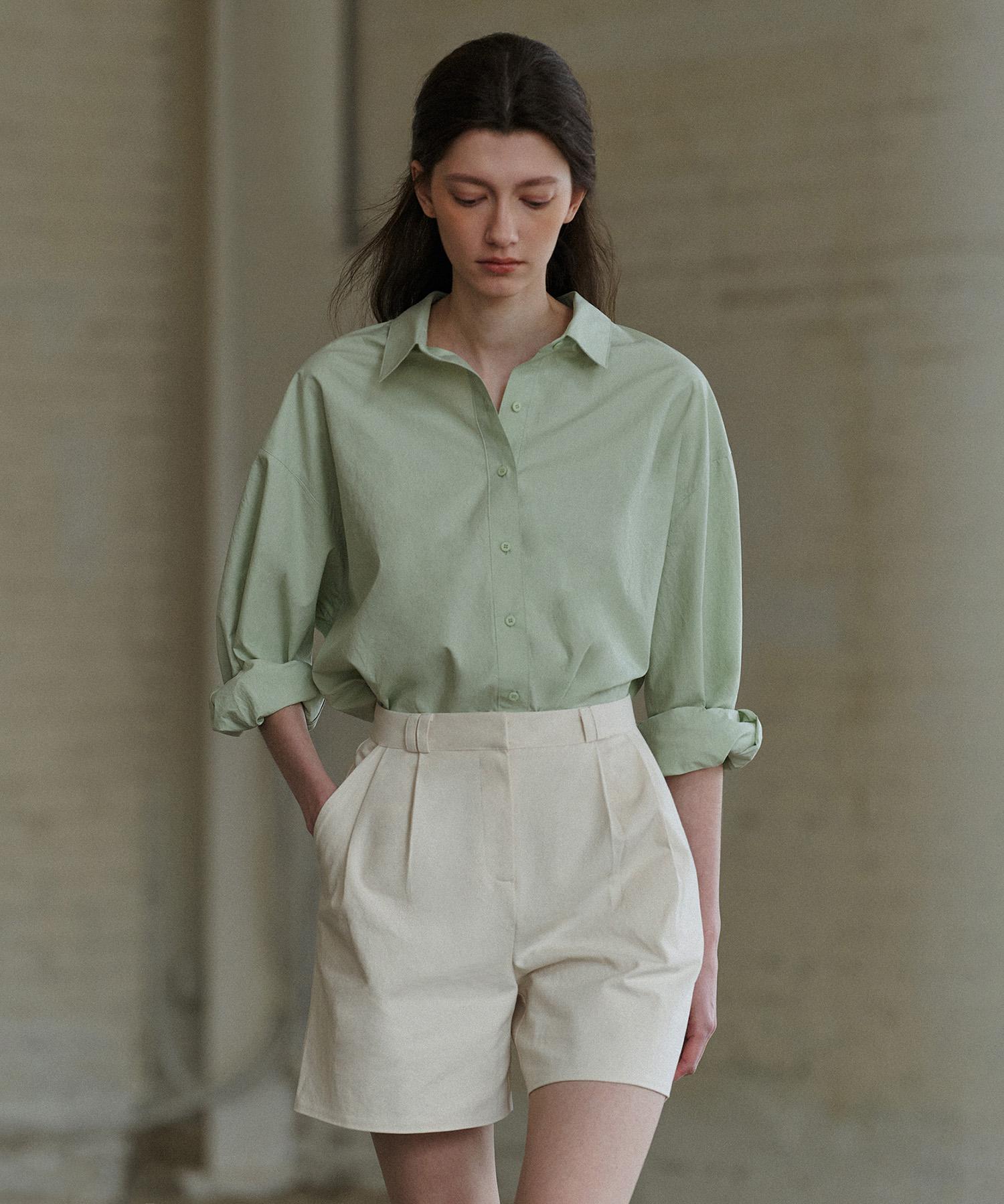 Annies Loose Overshirt (Mint) Mint