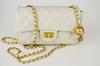 Brocoli Bag with Chain Handle 1787 Light Gray Leather