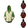 Avatar The Last Airbender Hoodie Cosplay Costume With Bright Printed Graphic And Zipper Closure For Men Women And Teens