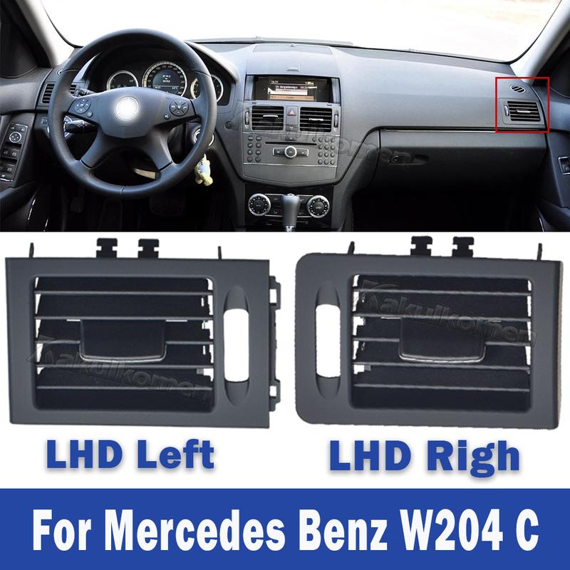 LHD Front Rear Fresh Air Vent Outlet Grille For Mercedes Benz W204 C Class C180 C200 C220 C230 C260 C300 C350 2007 2008-2011