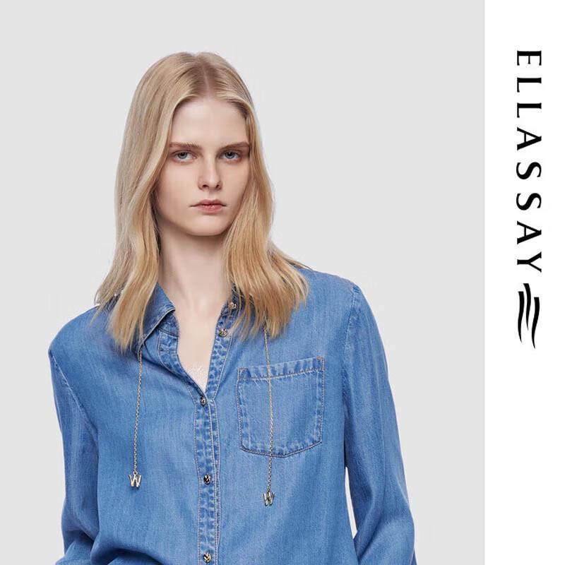 

ELLASSAY Women s Lapel Commuter Shirt