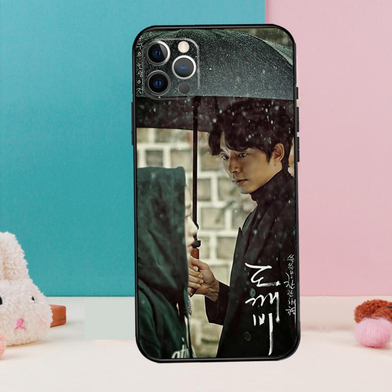 GongYoo Goblin Korean Drama Phone Case For iPhone 16 15 14 13 12 11 Pro Max 12 13 mini XR 15 16 Plus 16e Cover Coque
