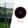 Mata na trampolinę okrągła sprzęt fitness tkanina do skakania na gry siłownia outdoor
