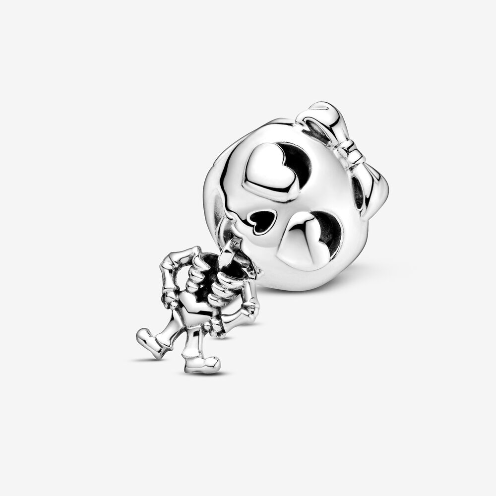 925 Silver Halloween Jewelry Skull Bat Pumpkin Ghost Pendant Charm Bracelet Women Fashion Gift