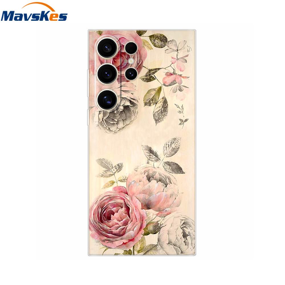 For Samsung S25 Ultra Case Clear TPU Soft Fashion Silicone Phone Case For Samsung Galaxy S25 Plus Back Cover S 25 Fundas Para