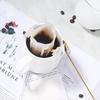 50pcs set Hanging Ear Design Coffee Filter Bags Disposable Single Serve Coffee Filters  For Office