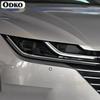 2 Pcs Car Headlight Protective Film Headlamp Transparent Black TPU Sticker For Volkswagen VW CC Arteon 2018-Present Accessories
