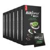 Manforce High Kiwi Paan Flavoured Condoms for Men| 10 Count| Ultra Thin| Lubricated Latex Condoms For Her Enhanced Pleasure X Pack of 6