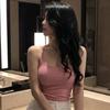 Summer new pure desire wind sling vest female slim and thin off-the-shoulder design versatile temperament top