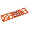 Orange Woodworking Right Angle Saw Guide Rail Hollow Design Lightweight 90 Degrees  Circular Saw Guide Rail