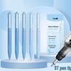 High-Value Fast-Drying Click Gel Pen for Elementary Students, Exams, Special Pen Tip, Black Ink