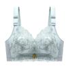 Temperature change court embroidered lace bra without steel rim sexy women's breast adjustment bra