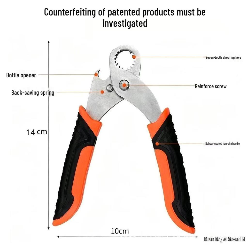 Walnut and Pine Nut Cracker: Multi-functional Shelling Tool Pliers for Dried Fruit