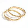 Stainless Steel Diamondinlaid Bracelet For Women With Geometric Design Stylish Summer Accessory