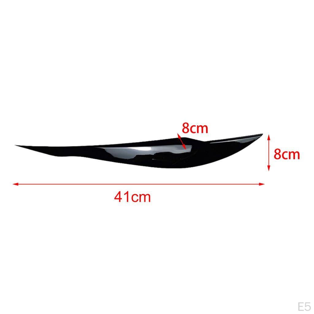 2 Pieces Auto Headlight Eyebrow Eyelid Cover Trim for 3 Series F30 F31 318i 320i High Quality