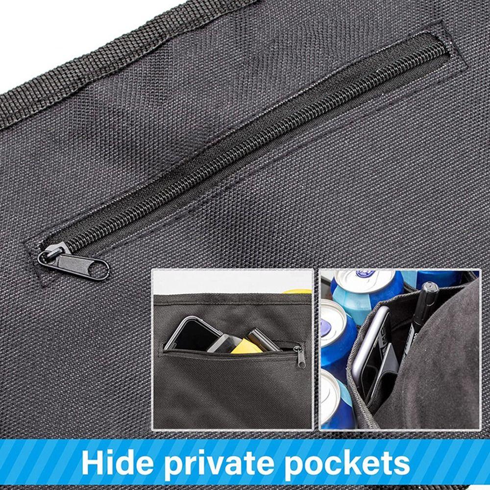 Universal Zipper Pockets Beer Belt Holder Party Picnics Beer Waist Holder Adjustable Hiking Soda Can Belt