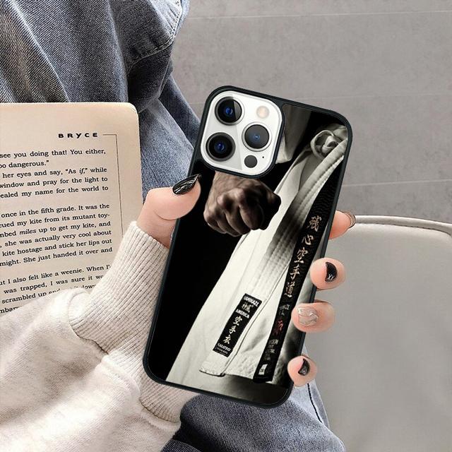Oyama Kyokushin Karate Kung Fu Phone Case Cover for iPhone 17 Air 16 16e 15 13 14 11 12 Pro Max Plus Coque Fundas