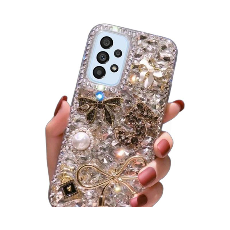 Luxury Bow for Samsung A05S Phone Case - Full Coverage for S24/S23/S20/S21, A54 5G