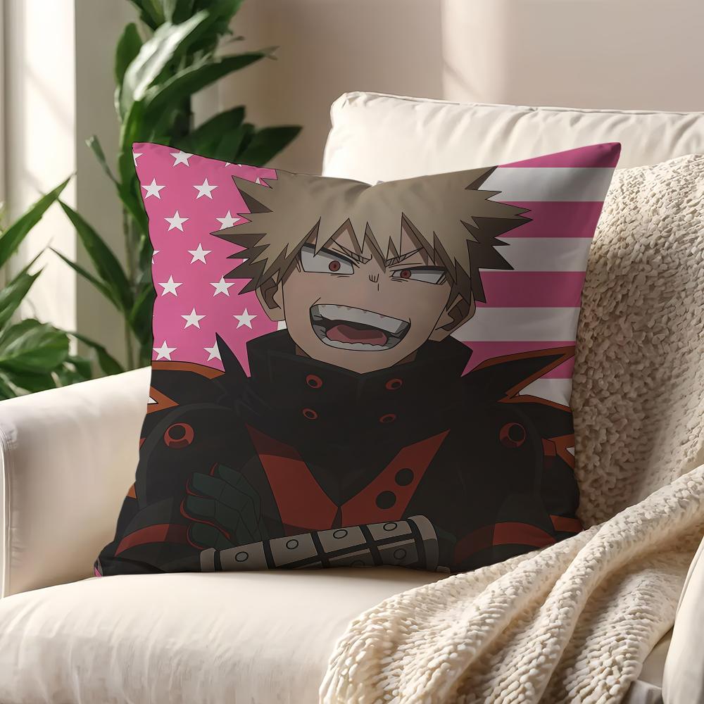 Katsuki Bakugo My Hero cushion cover For Pillow Sofa Printing Decoration Room Home Office Coffee Shop Car Nordic Simplicity