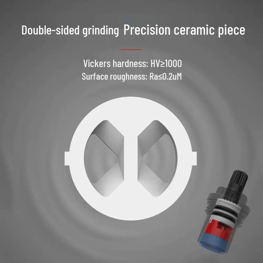 Universal Quick-Open Ceramic Valve: Hot/Cold Angle Valve for Bathroom Faucet Repair & Installation.