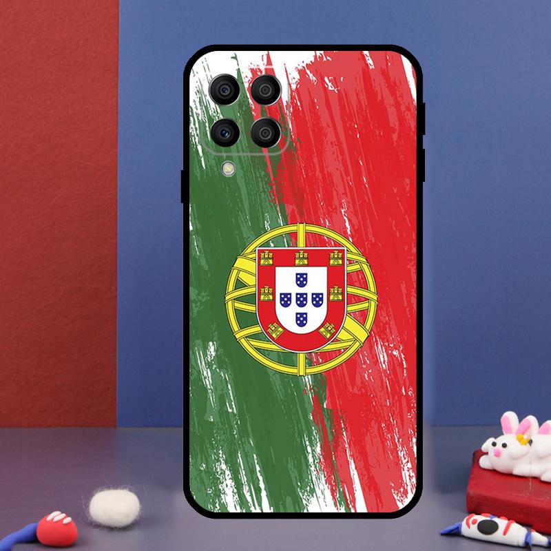 Portugal Flag For Samsung Galaxy M31 M51 M33 M13 M23 M53 M15 M55 M14 M34 M54 M20 M30s M32 M52 Phone Case