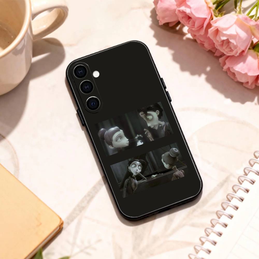 COOL C-Corpse B-Bride Victor Phone Case For Samsung Galaxy A73,A72,A71,A70,A53,A52,A51,Others Soft Black Shell