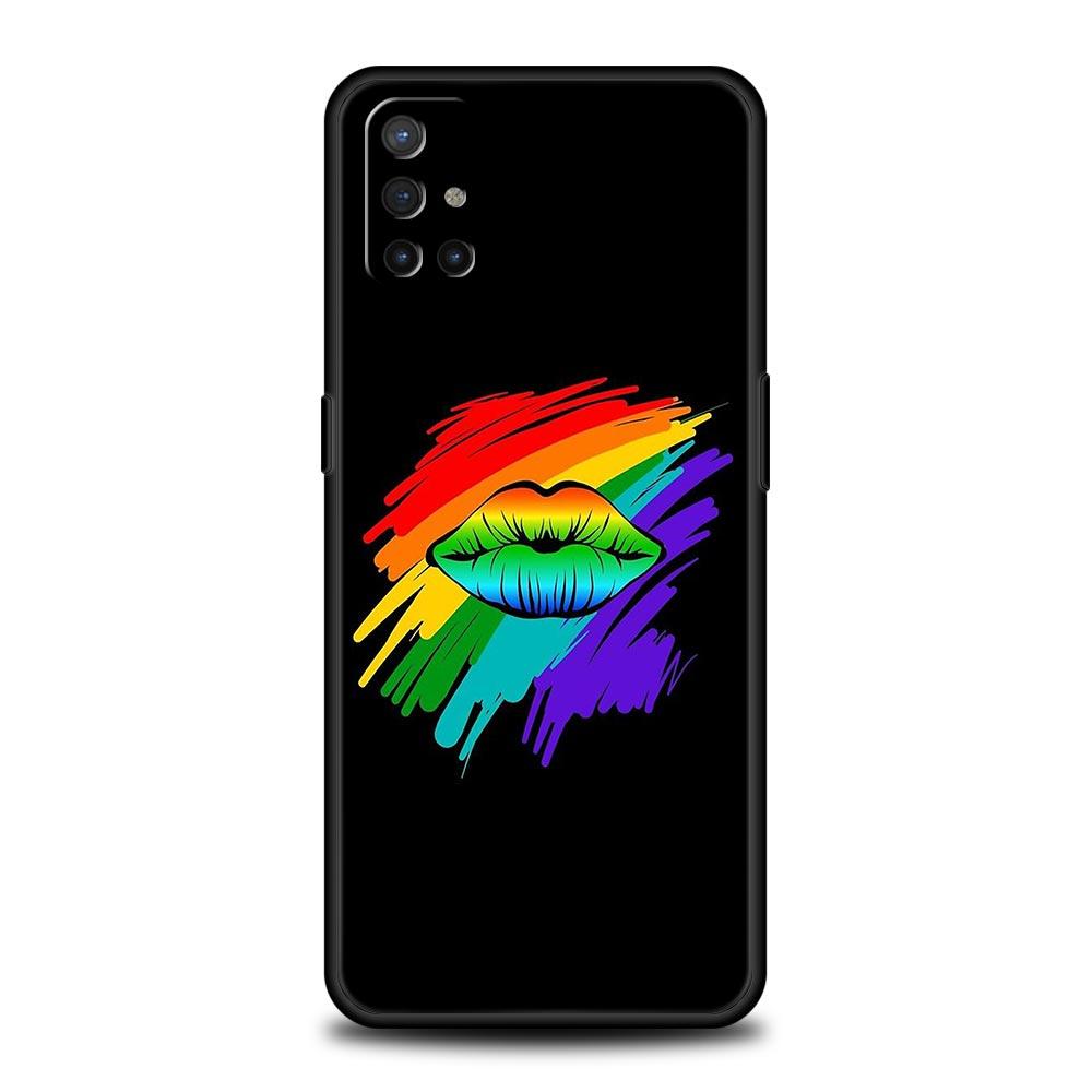 Phone Case For Oneplus 13R 13 12 10T 11 R10 Nord N100 N200 N10 9 9R CE 2 3 Z Pro Lite Soft TPU Cover Gay Lesbian Rainbow Pride