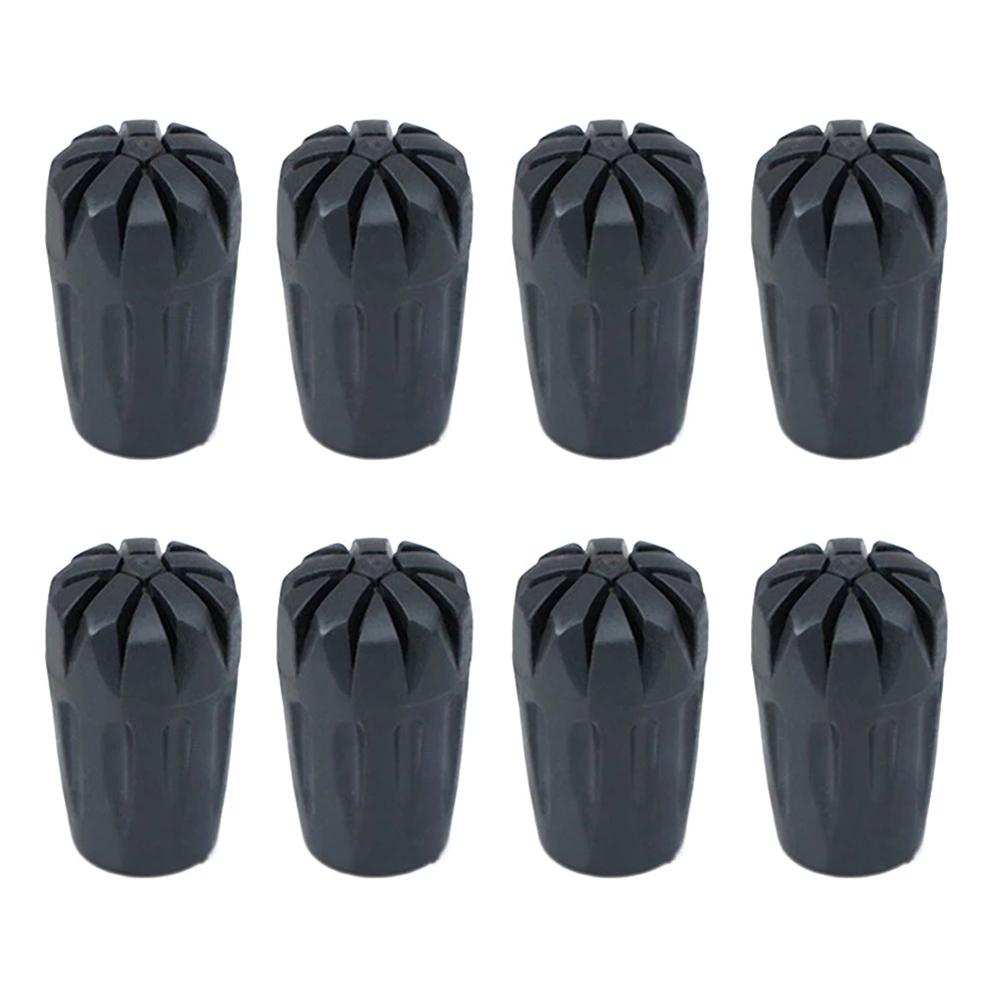 

Міцні Універсальні Кемпінгові Трекінгові Палиці Для Походів, Вуличні Деталі Для Ходьби, Гумові Наконечники Для Палиць, Кінці Палиць чорний