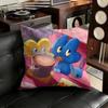 Lustiger Bfb X und Vier Kissenbezug Sofa Wohnzimmer Schlafzimmer Kopfteil Rückenlehne Kissen Quadratisches Kissen Nickerchenzeit