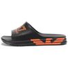 Eagle Logo Print Thick Sole Slide Sandals Men Sandals Black Orange XBP008XK337M538
