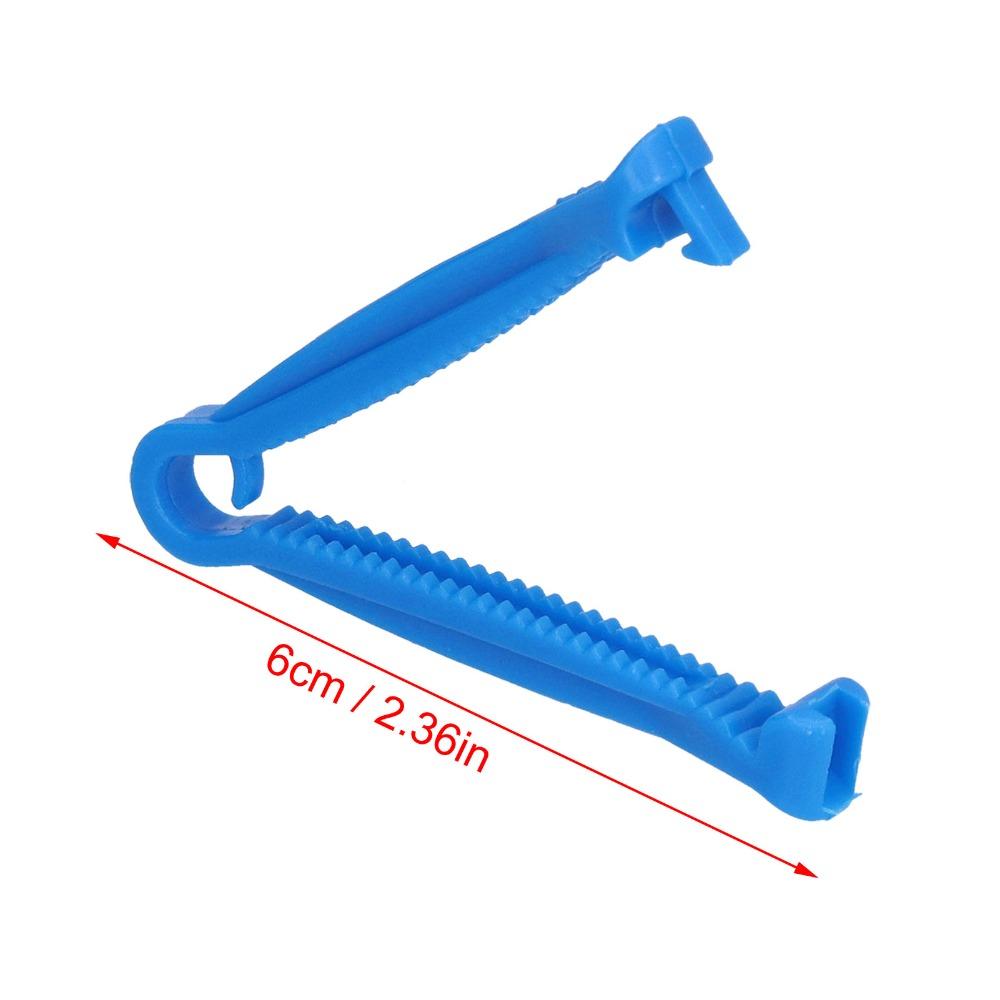100pcs Non-Toxic Disposable Umbilical Cord Clamp Blue Umbilical Cord Clamp Livestock Pups