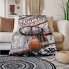 Basketball Hoop Customize Your Name Blanket Warm Comfortable And Soft Blankets Are Suitable For Home Lunch Break Blanket Office Sofa Sofa Gift To