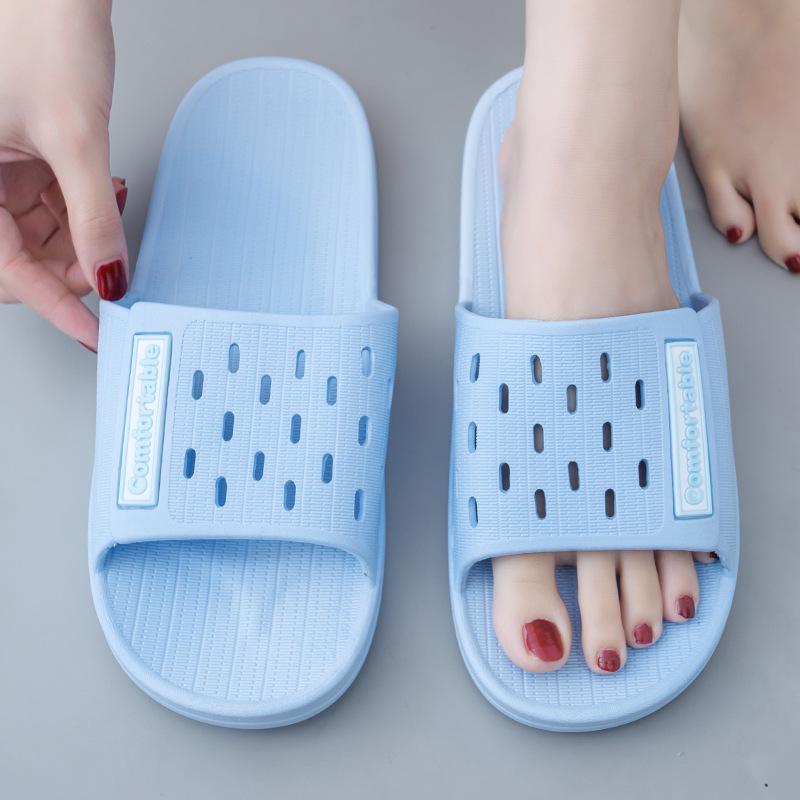 Women's Casual PVC Flat Heel Slippers - Comfortable Flip-Flops for Beach and Outdoor Wear